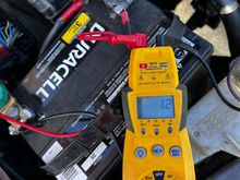 Ohm reading on yellow wire from alternators plug and 7.5 amp fuse 
