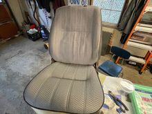 You can see the backrest is kind of saggy