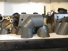 Test fitting manifold pipe sections together.