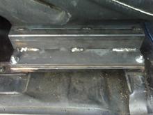 Brackets made to raise seats and keep the slider rails.