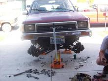 Mid teardown.
