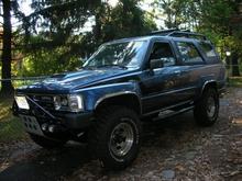 Post 3.4 swap with hood scoop and roof rack