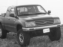 1995 Toyota T100 with 384,000 miles