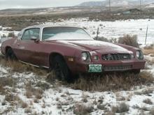 78 camaro: soon to have 454.