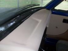 fiberglassed dash