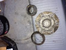 broken hub dial and pieces