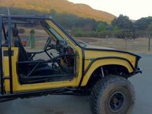 Side view of new cab exo-cage