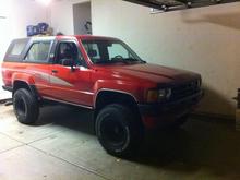 had to touque the torsion bars a bit to even out the front.