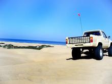 top of the dunes