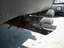 chrome tail pipe tip... not sure about it yet... may change it soon.