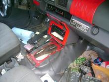 Interior before transmission assembly