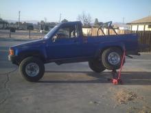 We were bored, and had a jack....I miss those rims!