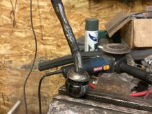 welded up and welded on the top of the stock shifter