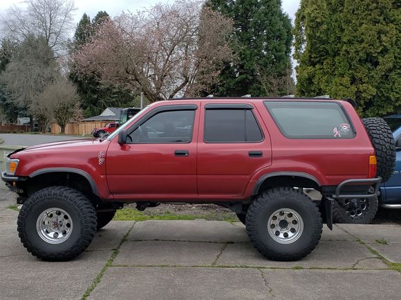 It looked like this for about a year