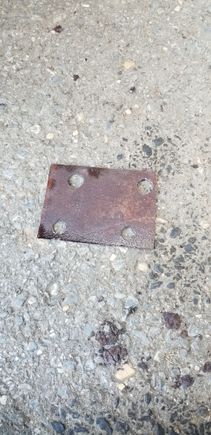 Here are the plates i made to bolt the bumper up. Just a plate with drilled holes to compensate for the body lift. You can notice they are off centerd. I did move the bumper forward just a hair to help with clearence on intercooler.