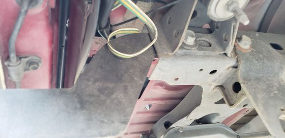 Bumper  bolts on outside of the  frame