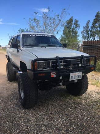 It’s my 1985 Toyota 4Runner SR5 with a 7in lifted form Skyjacking