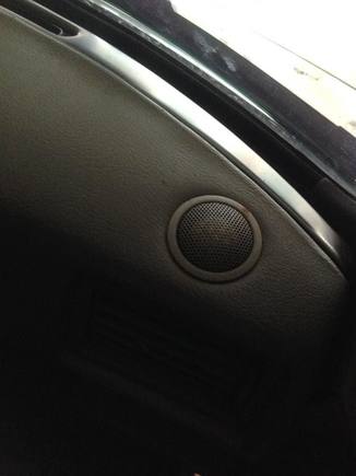 Dash tweeter. Yes, I drilled a hole for it.
