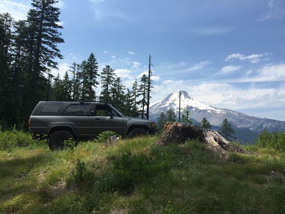 Here's a shot of the truck on Bennett pass headed to badger lake. I recommend it to anyone on my hood with 4wd and no fear of heights