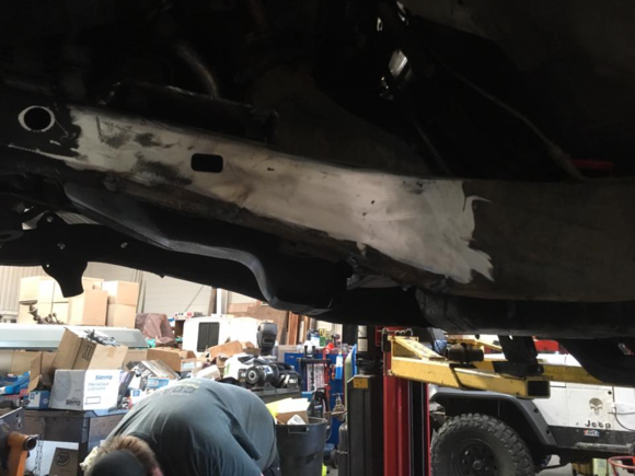 grind the frame smooth