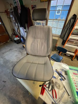 You can see the backrest is kind of saggy