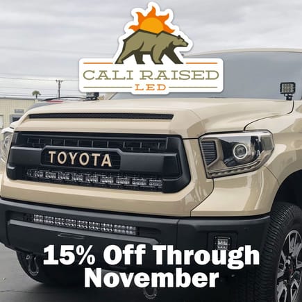 Black November, biggest sale of the year for Cali Raised.