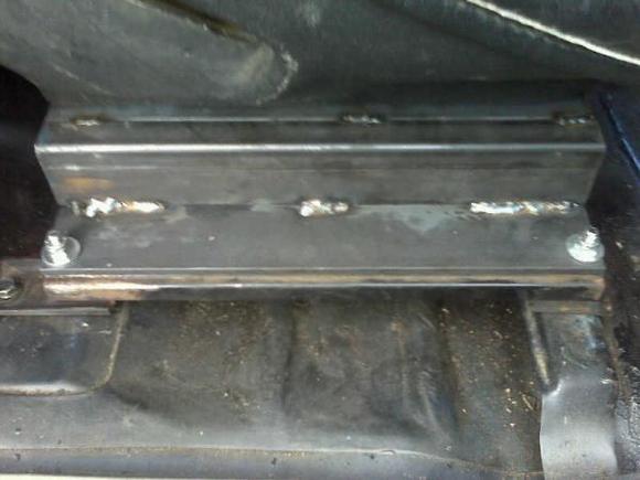 Brackets made to raise seats and keep the slider rails.