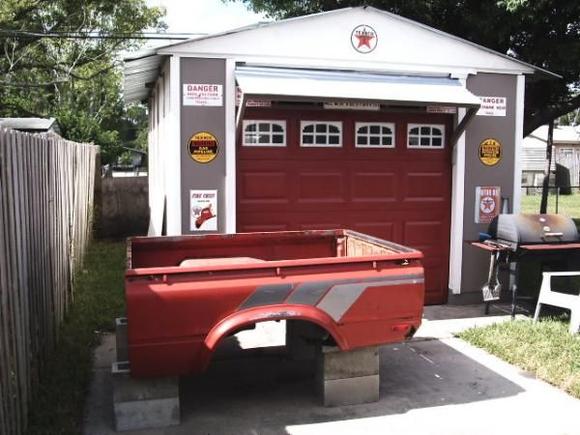 my yard before i had truck parts everywhere