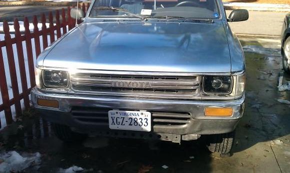 projection headlights installed