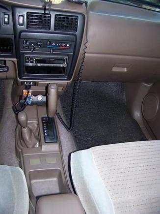 My 4X4 automatic sticks! LOL!