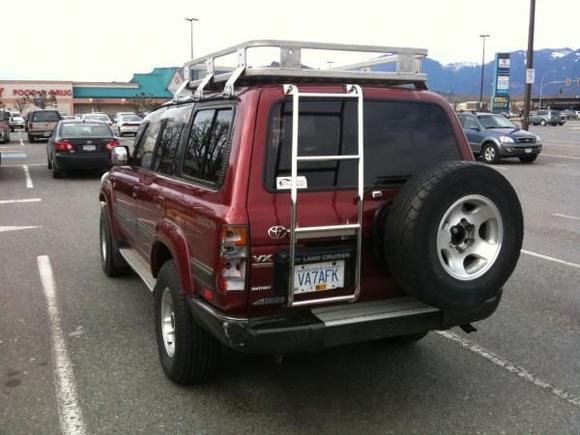 If you're driving a Jeep, this is the only view you'll see of my truck.

Maybe I should have photoshopped some tow straps in there.