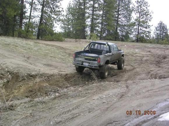 Little bit of coaxing made it up this ditch