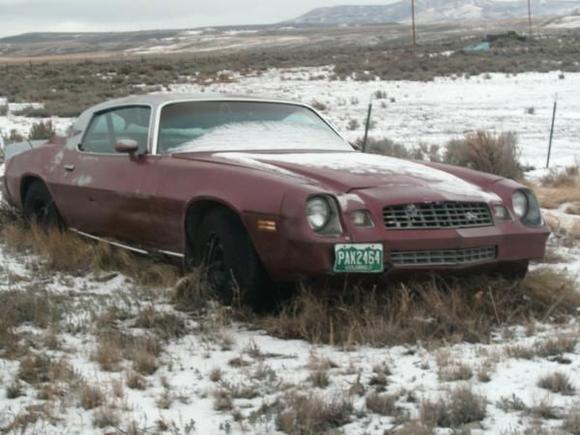 78 camaro: soon to have 454.