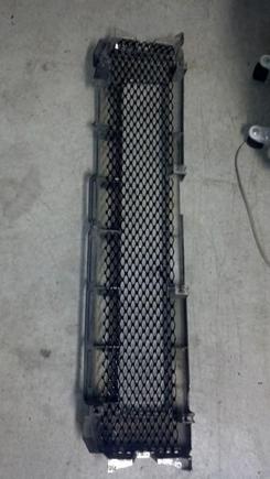A view from the back with grill insert set in