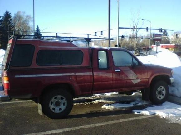 This is what she looked like on my first test drive, I saw the potential and bought her from one of my HS students the next week