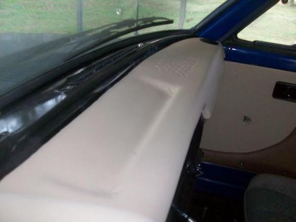 fiberglassed dash