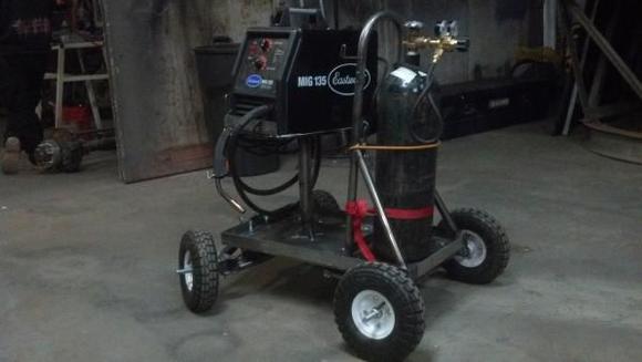 Welding cart finished