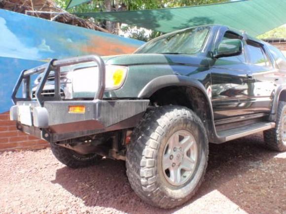 Front - after adding 1" body lift and ARB