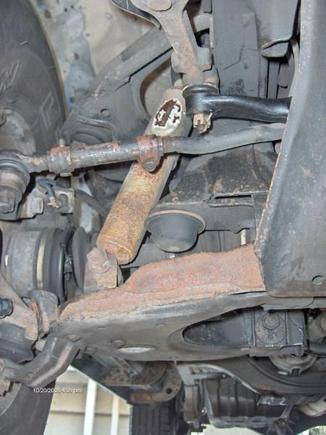 1993 4Runner SR5 4x4 205K Miles 55K on NG Stock Wheels
Passanger Side Shock and Open Axle Boots.  Axles to be replaced ($200 for both! found a guy!), shocks to be replaced with longer shocks, 2" spacers will be installed on upper control arms to increase travel, bump stop lengths will be increased.