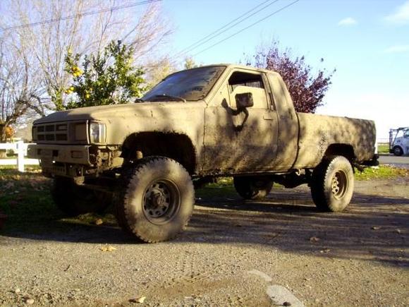 After a fun day of local mudding.