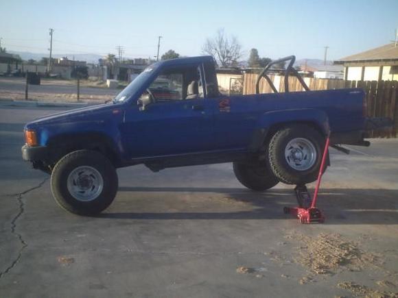 We were bored, and had a jack....I miss those rims!