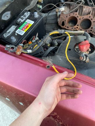 Does anyone know what this wire is for, I want to assume that it is for the grounds firewall but I don’t know where to connect it. 