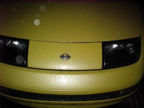 yellow 300zx front