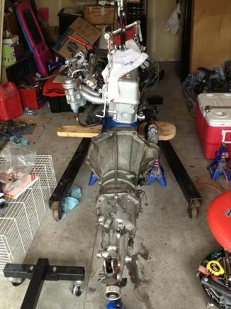 Engine with tans