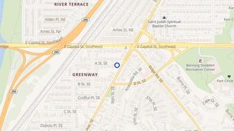 Map for Greenway Apartments  - Washington, DC