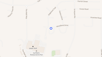 Map for Woodland Villa Apartments - Jasper, AL