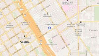 Map for The Bay Ridge Court Apartments   - Seattle, WA