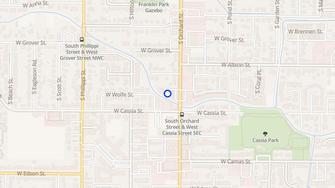 Map for Streamside Apartments - Boise, ID