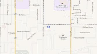 Map for Goose Creek Apartments - Burley, ID