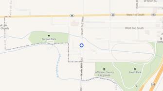 Map for Tralee Apartments - Rigby, ID